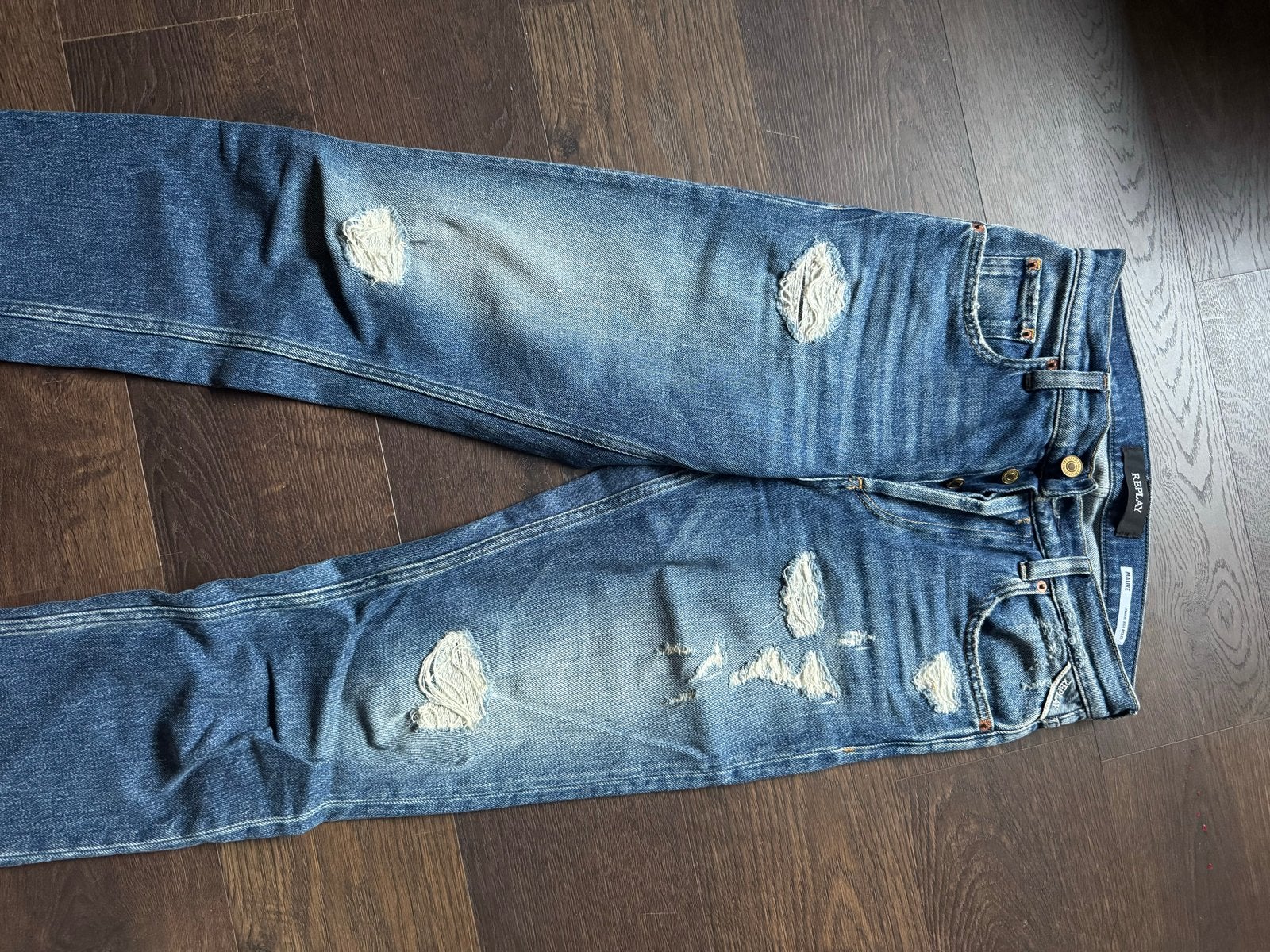 Replay Maijke Straight High Rise Fit Jeans W25, Ophalen of Verzenden, Nieuw, Blauw, W27 (confectie 34) of kleiner