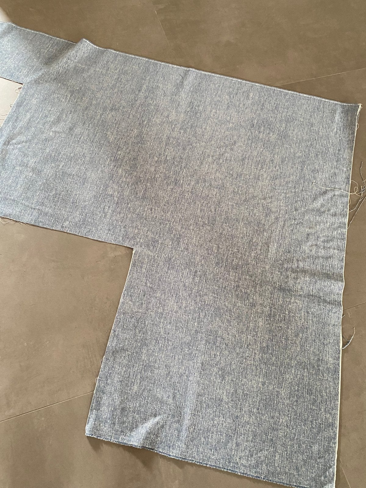Lichtblauwe stof voor diverse projecten (Leotex), Hobby en Vrije tijd, Stoffen en Lappen, Overige materialen, Gebruikt, Blauw