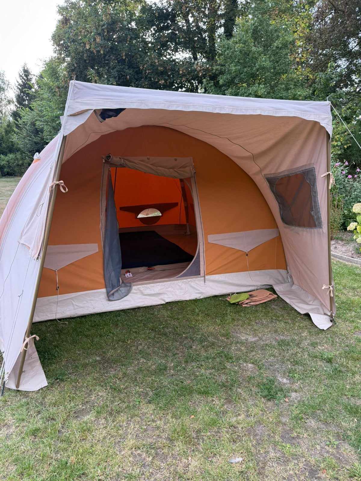 Karsten oppomptent 3,25x3,25, Caravans en Kamperen, Tenten, Ophalen, Gebruikt, Tot en met 6