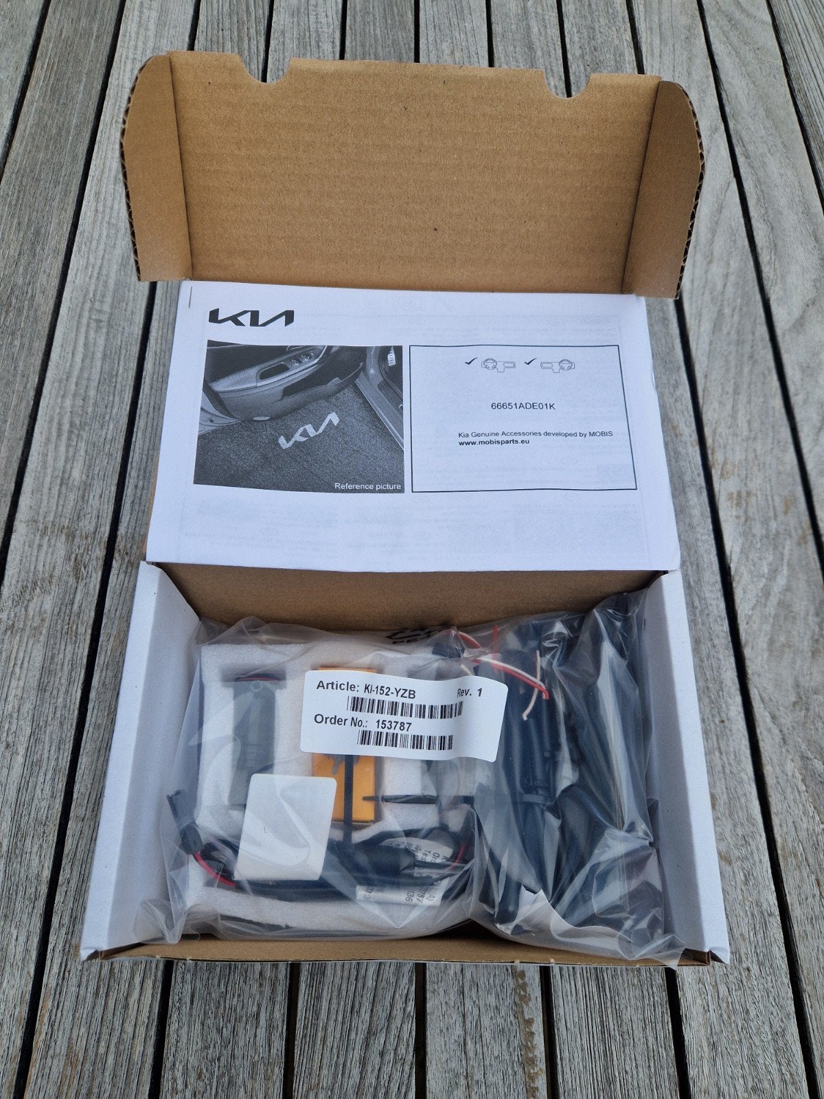 Kia led in-en uitstapverlichting Kia logo origineel, Ophalen, Nieuw