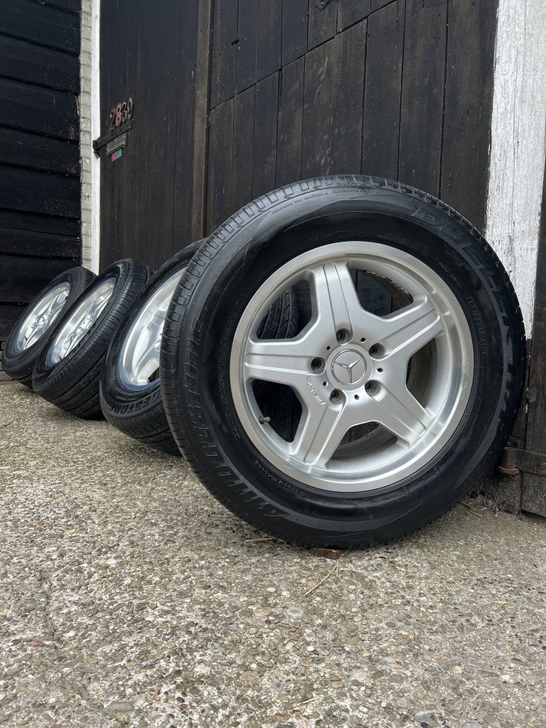 5x130 originele Mercedes G-klasse G55 G63 AMG W463 velgen, 18 inch, Gebruikt, 285 mm, Banden en Velgen