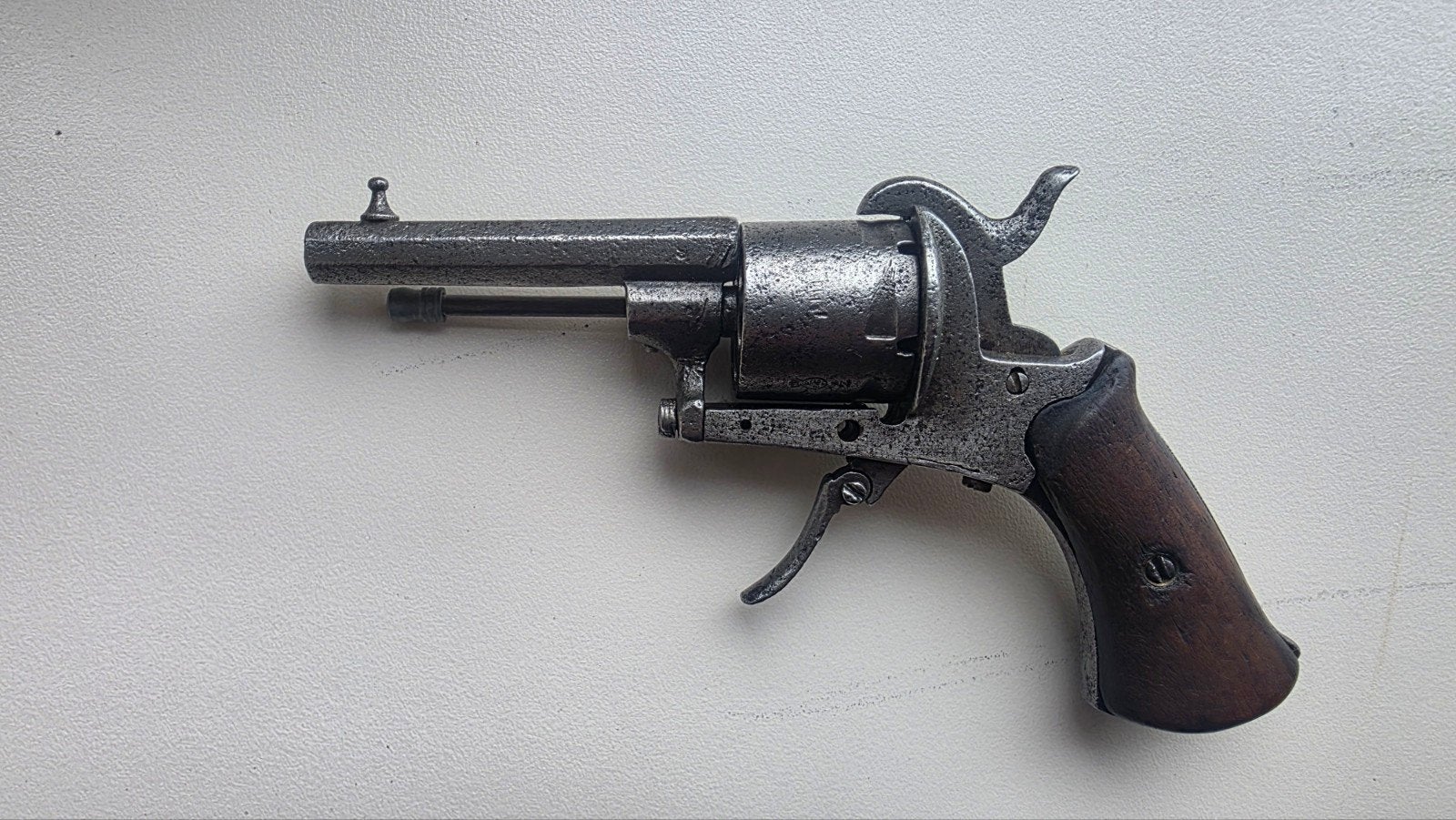Antiek Lefaucheux revolver, Ophalen of Verzenden, Overige soorten, Overige gebieden, Overige typen