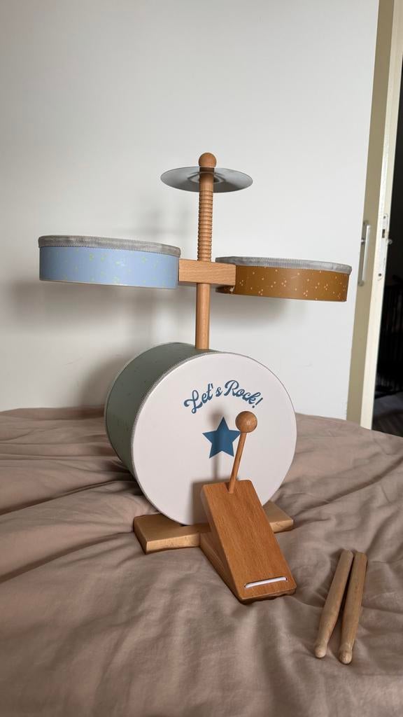Zara Speelgoed Drumstel Kinderen - Let's Rock!, Kinderen en Baby's, Speelgoed | Babyspeelgoed, Zo goed als nieuw, Overige typen