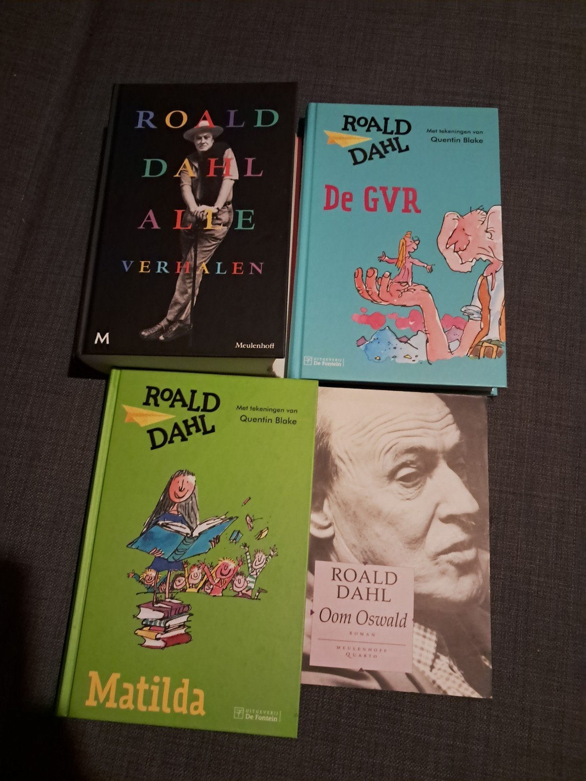 Roald Dahl Boekenen:Alle Verhalen, De GVR, Matilda, Oom, Boeken, Ophalen of Verzenden, Zo goed als nieuw, Roald Dahl, Nederland