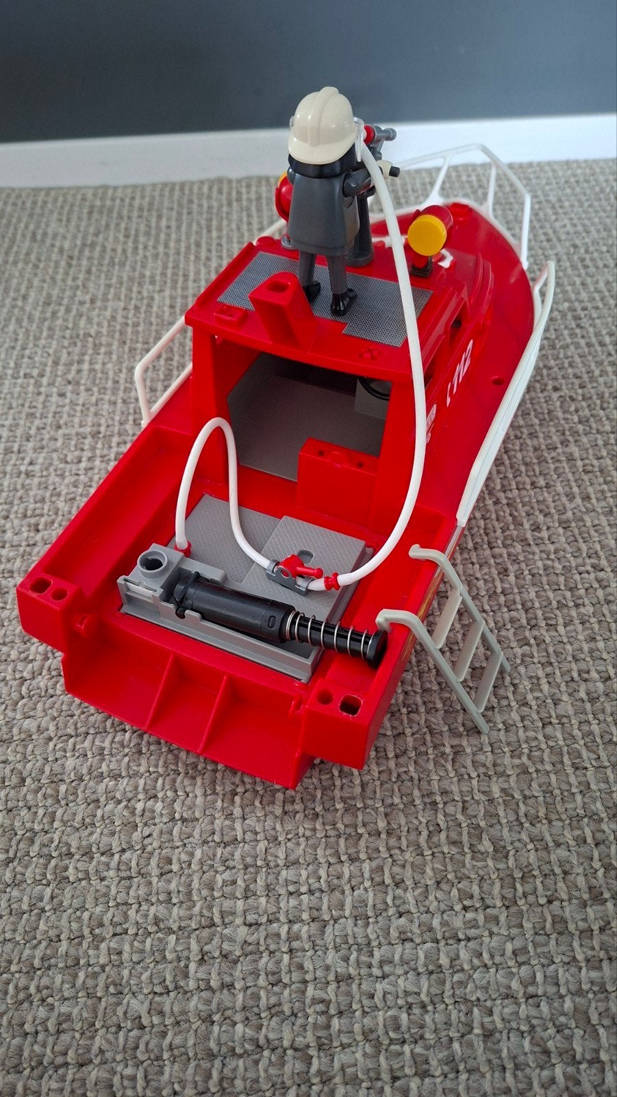 Brandweer blusboot 3128, Ophalen of Verzenden, Gebruikt, Los playmobil