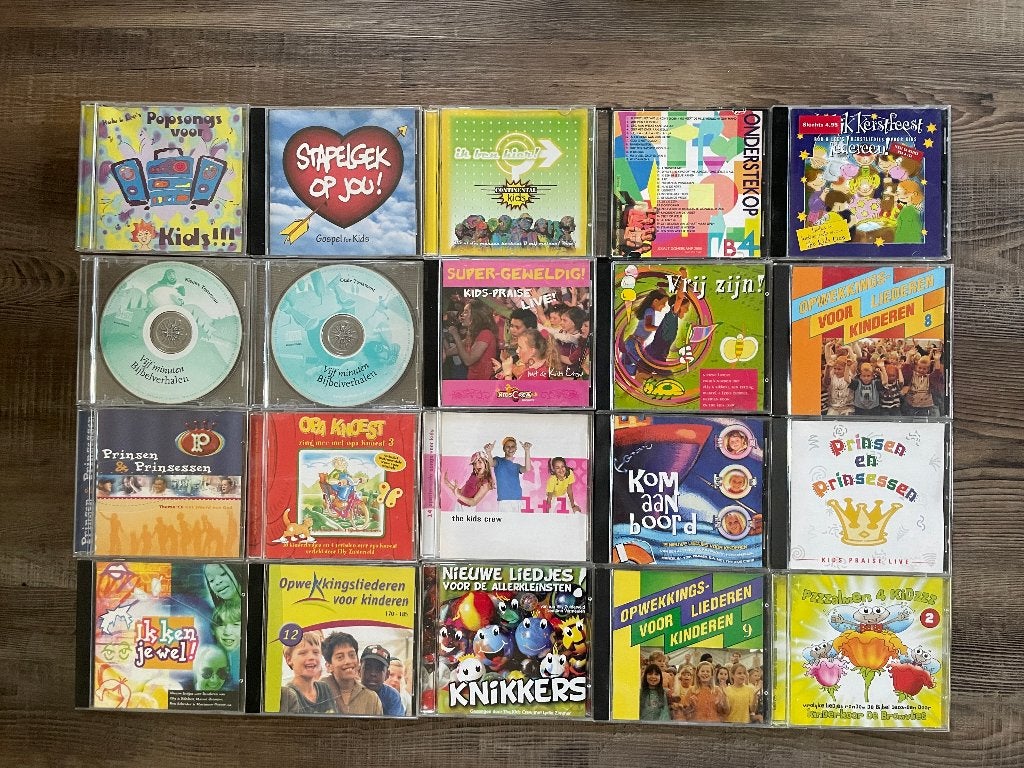 Verzameling christelijke/kinder cd's, Ophalen of Verzenden, Gebruikt