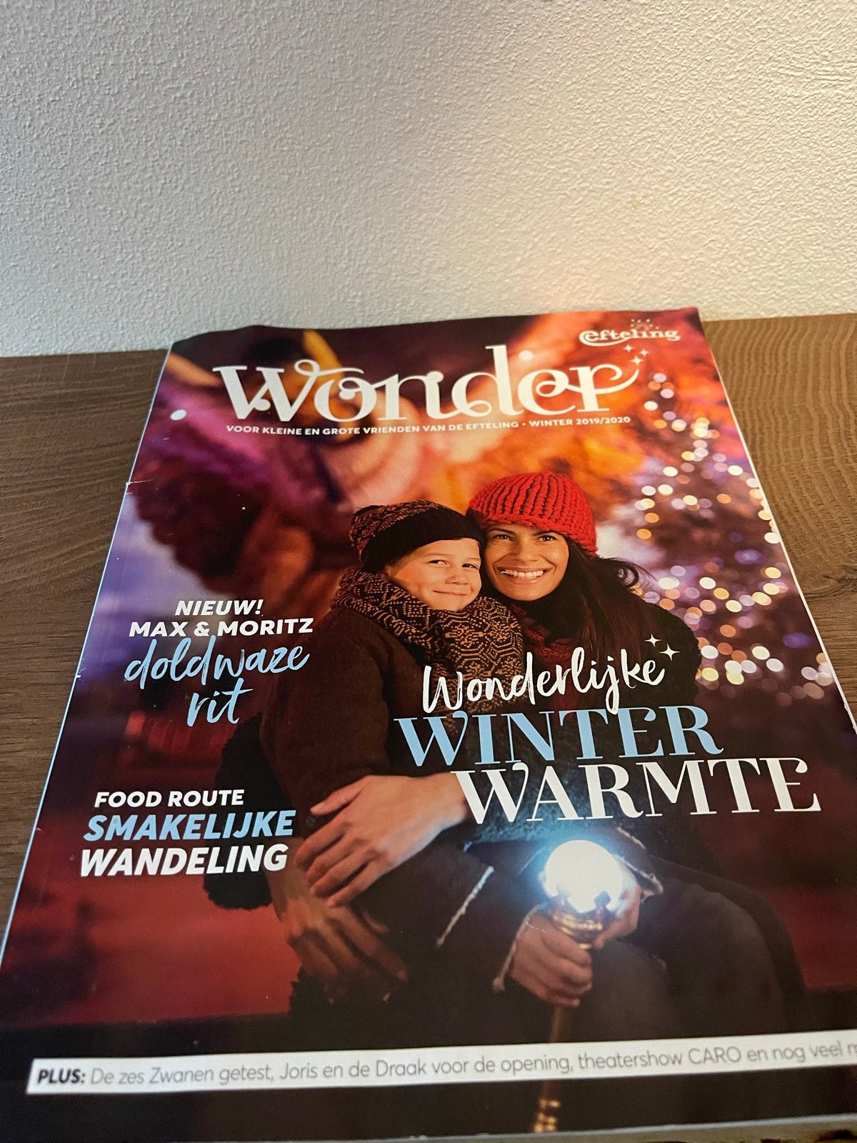Efteling Wonder Magazine Winter 2019/2020, Ophalen of Verzenden, Gebruikt, Overige typen