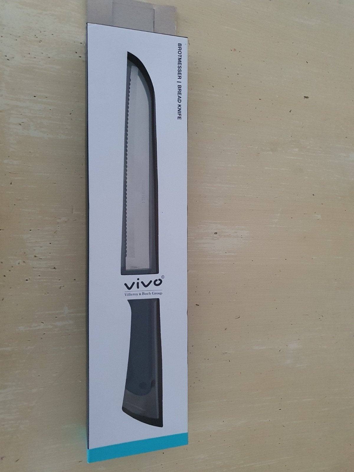 Vivo (brood) mes, nieuw, verpakking, Huis en Inrichting, Ophalen of Verzenden, Nieuw, Rvs of Chroom