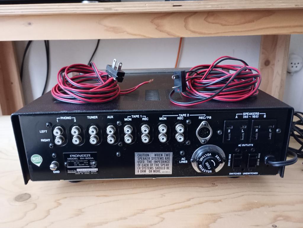 Pioneer sa-500a, Audio, Tv en Foto, Versterkers en Receivers, Ophalen of Verzenden, Zo goed als nieuw, Minder dan 60 watt, Pioneer