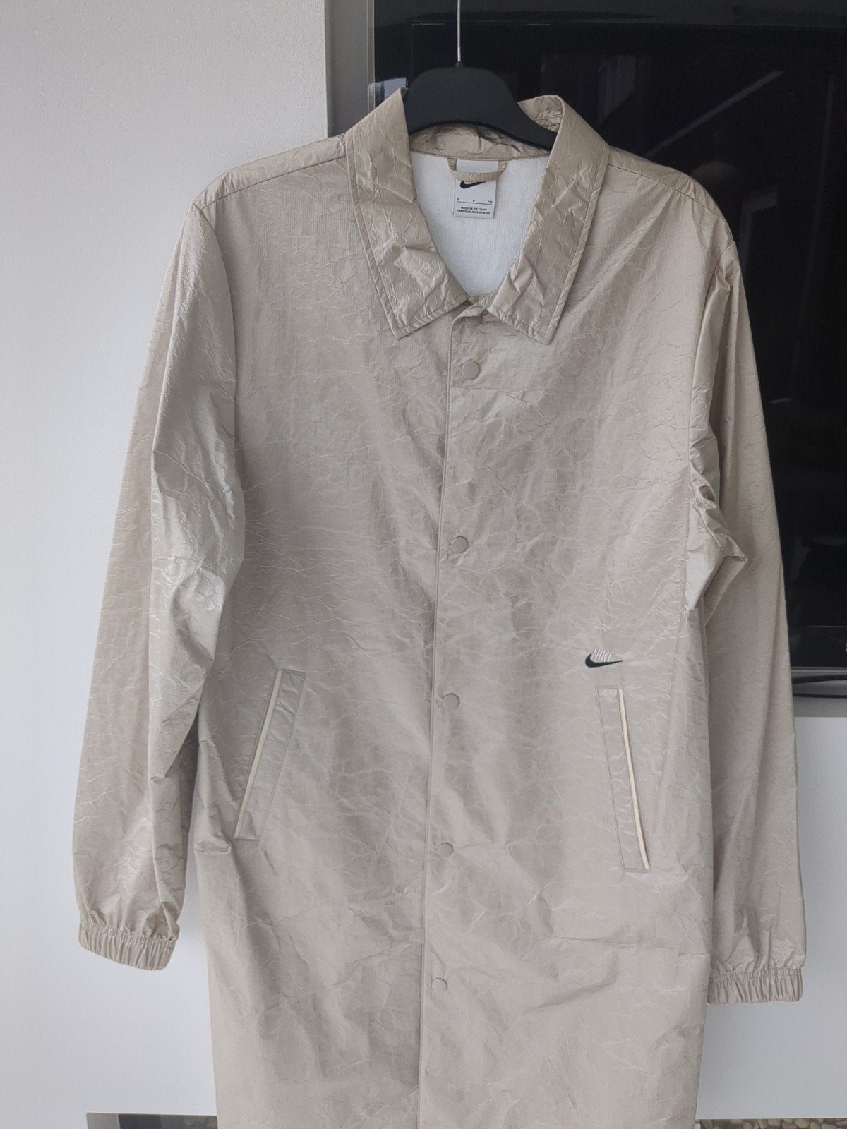 Nike Sportswear Style Essentials Jas, Beige, Nike, Nieuw, Ophalen of Verzenden