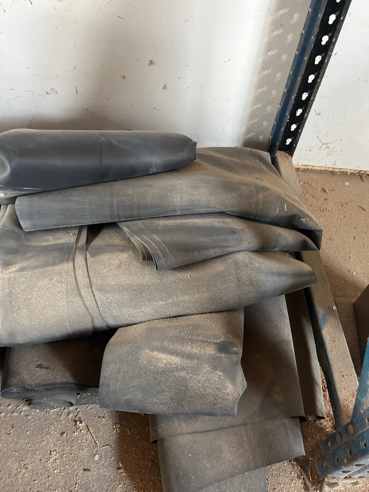 Diverse EPDM reststukken voor dakbedekking of vijver, Kunststof, Gebruikt, Zwart, Ophalen of Verzenden