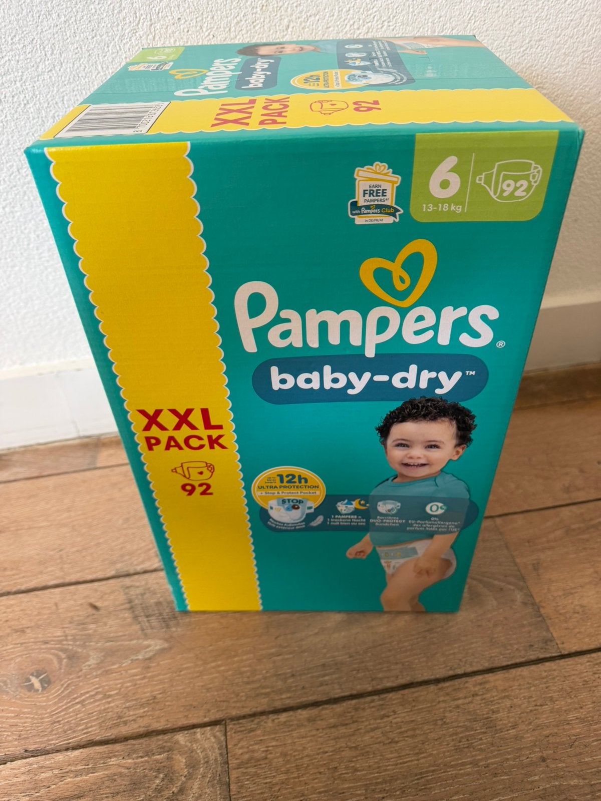 Pampers baby dry maat 6 XXL pack, Ophalen