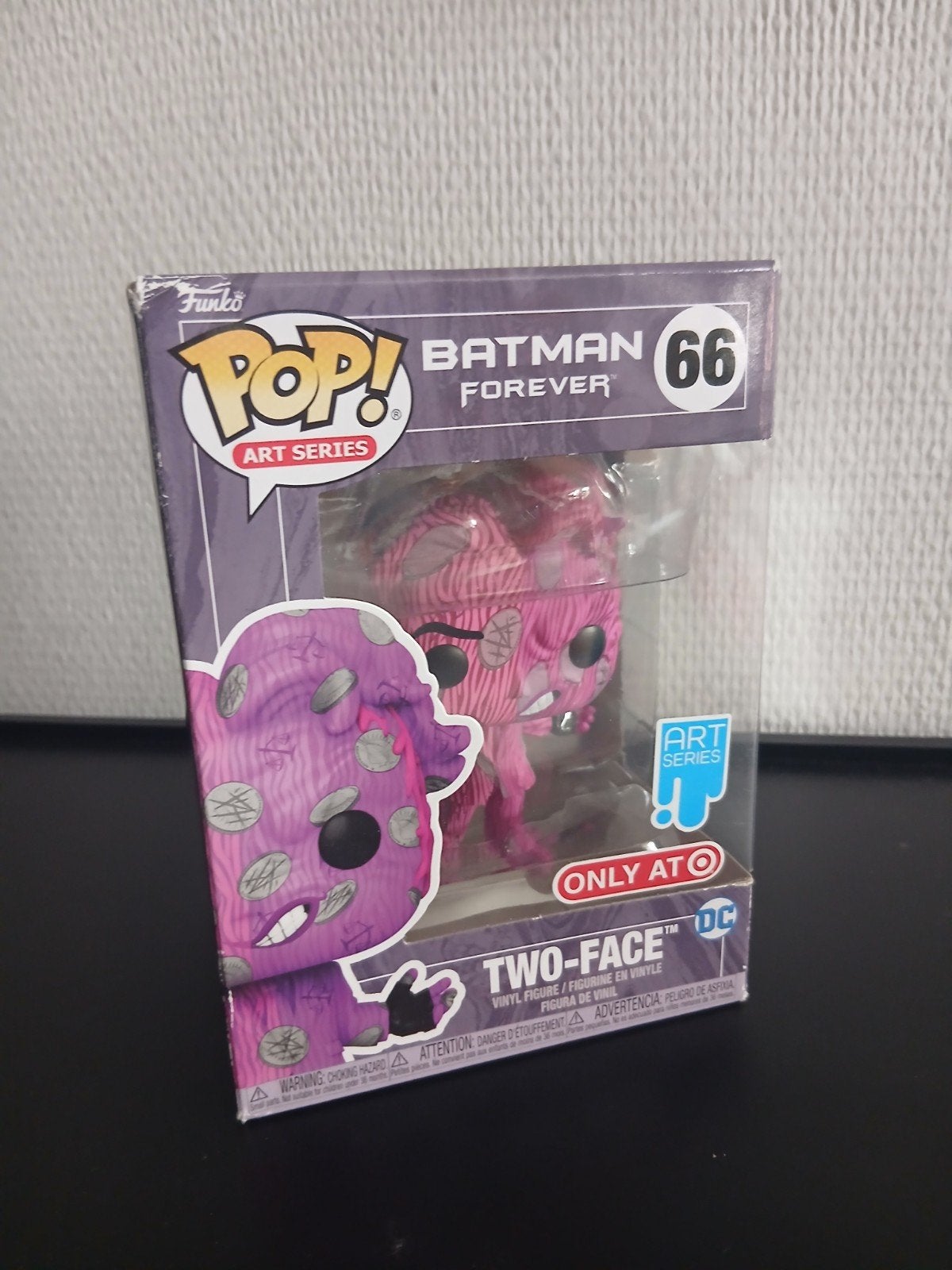 Two Face Gamespot Exclusive Art Series Batman #66 Funko Pop, Ophalen of Verzenden, Zo goed als nieuw