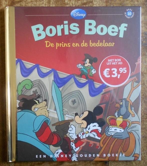 Gouden boekje: Disney = Boris Boef - De prins en de bedelaar, Ophalen, Zo goed als nieuw, 3 tot 4 jaar