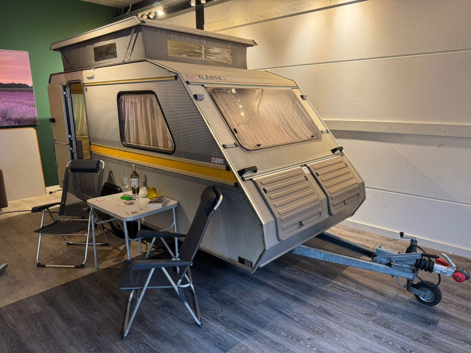 Kip Kompakt 400 KK 1990 met hefdak | Direct vakantieklaar, Treinzit, Tot en met 3, Particulier, Lengtebed