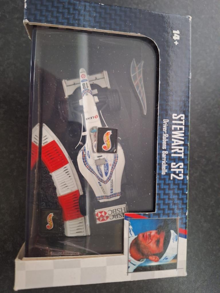 Hot Wheels Racing Stewart SF21:43 Rubens Barrichello, Ophalen of Verzenden, Nieuw, Auto, Overige merken