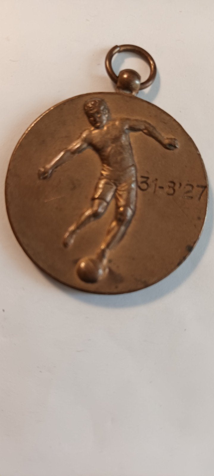 Oude Voetbal Medaille Amersfoort Oranje Vereniging, Ophalen of Verzenden