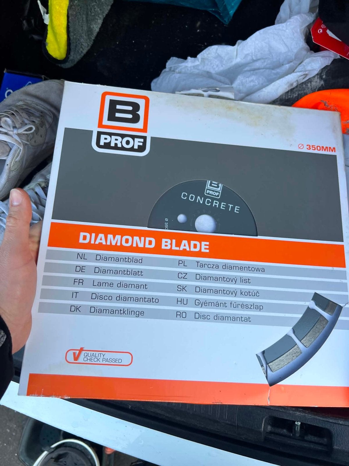 Nieuw B PROF Diamantblad Ø350 mm voor Beton, 70 mm of meer, Overige typen, Nieuw, Ophalen of Verzenden