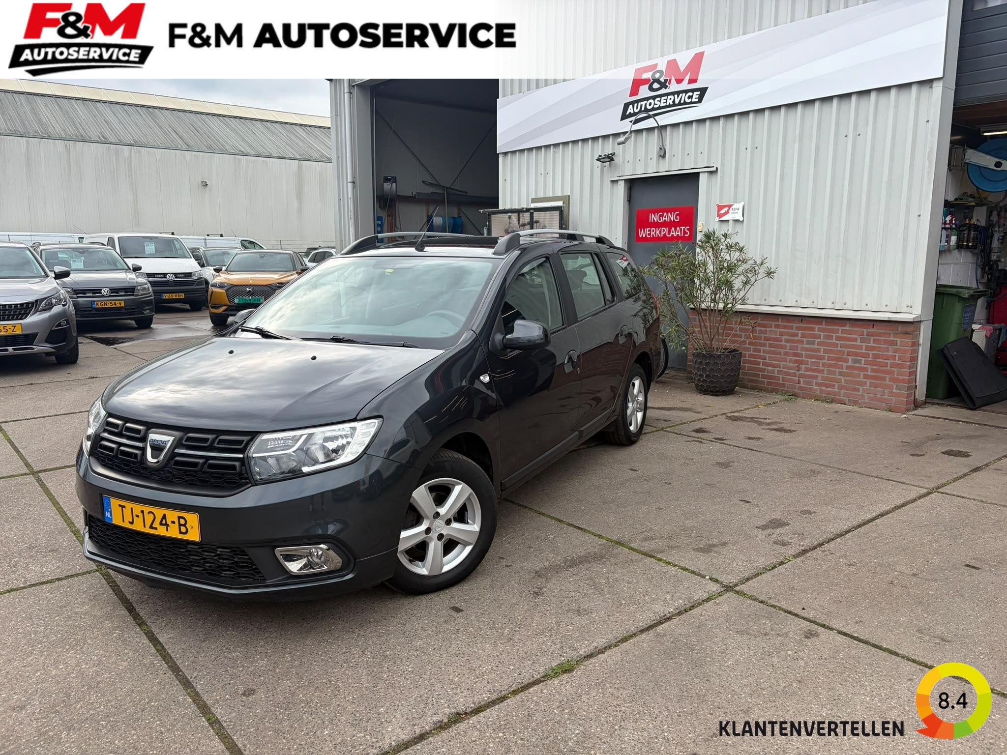 Dacia Logan MCV 0.9 TCe Laureate Airco, cruise, navi, pdc ac, Auto's, Voorwielaandrijving, Stof, Gebruikt, Euro 6