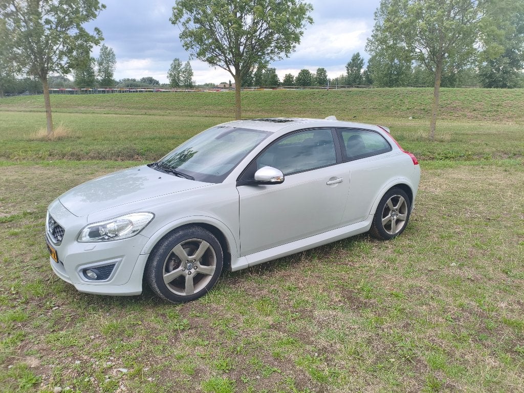 Mooie Volvo C30 1.6 D2 R-edition 2012 leder Export, Voorwielaandrijving, 28 km/l, Zwart, 4 cilinders