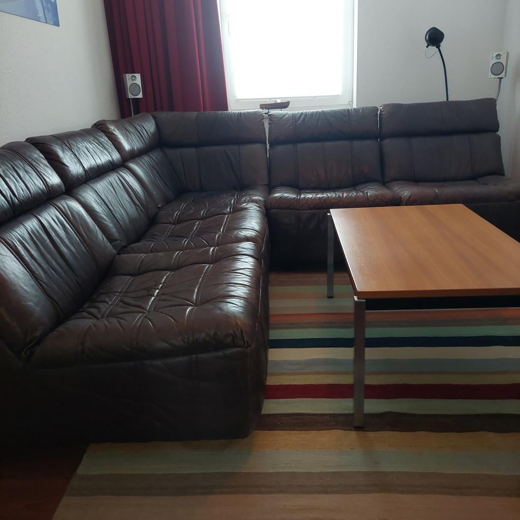 Rolf Benz Vintage Modular Sofa model 2900 uit 1976, Ophalen, Gebruikt, Vierpersoons of meer, Leer