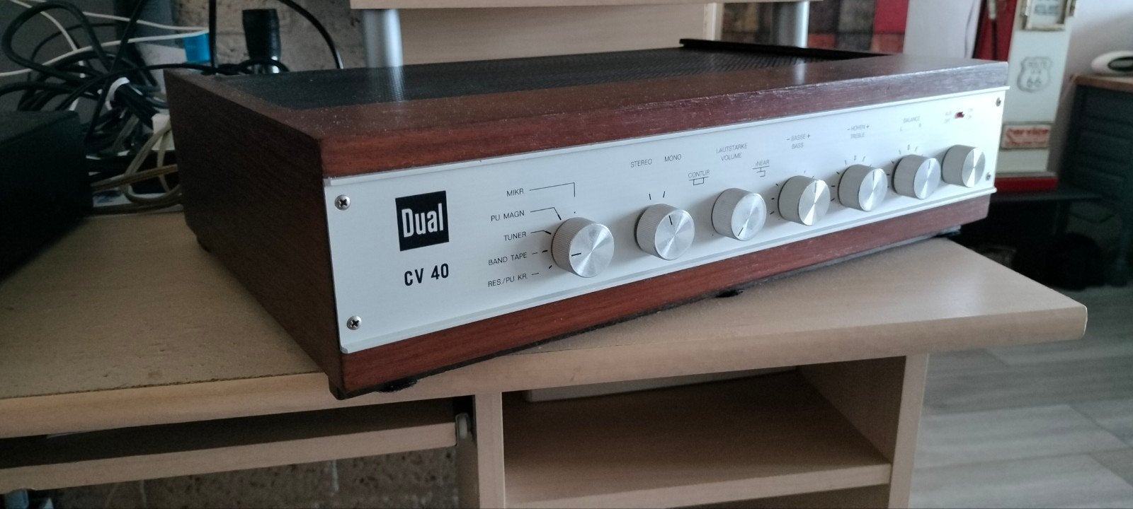 Vintage Dual versterker, Ophalen, Minder dan 60 watt, Overige merken