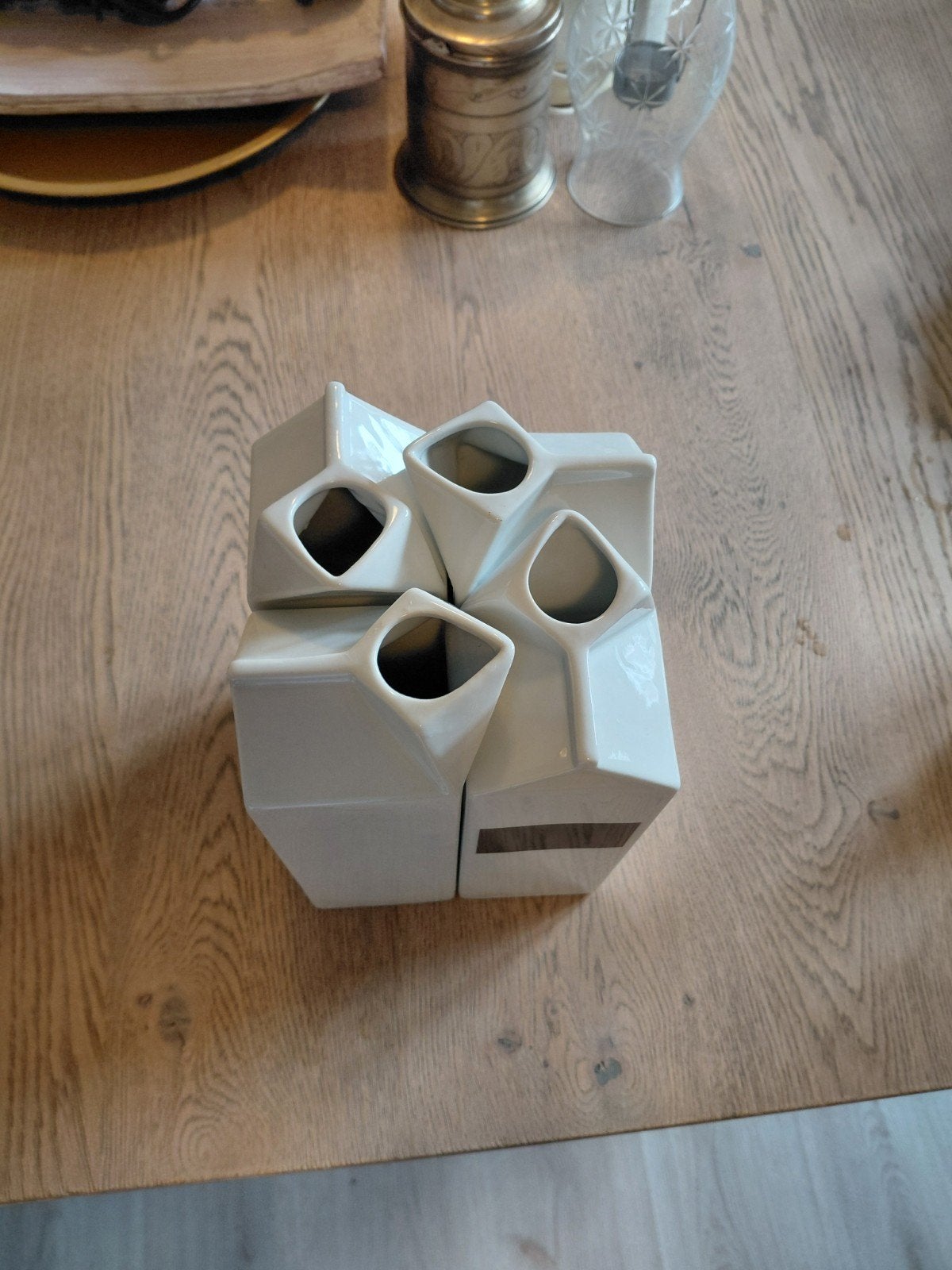 Set van 4 Intermezzo melkpak vazen, Ophalen