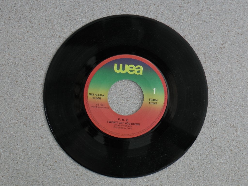 PHD - I won't let you down VINYL SINGLE, Cd's en Dvd's, Vinyl Singles, Ophalen of Verzenden, Gebruikt, 7 inch, Pop
