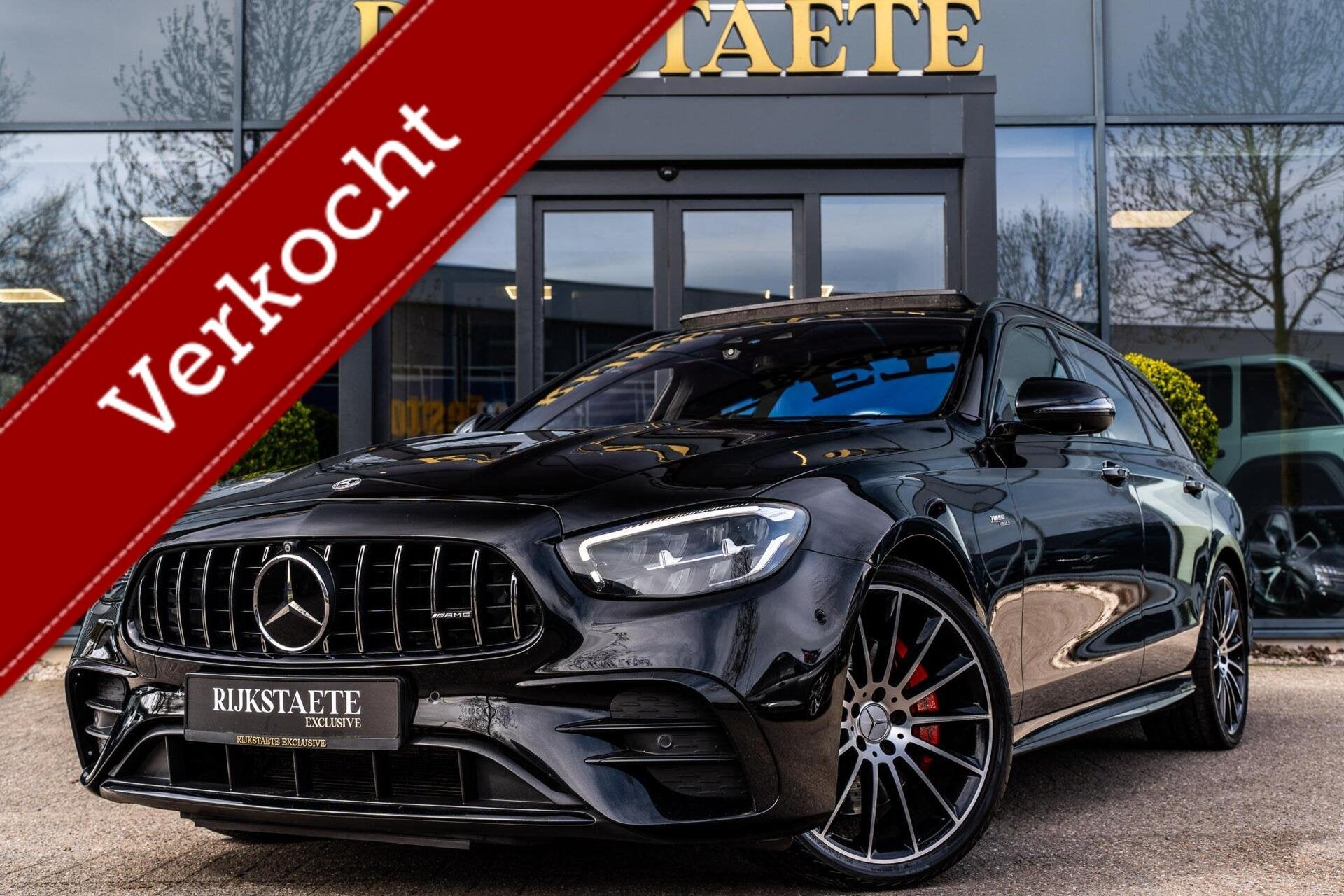 Mercedes E-klasse Estate AMG E53 4MATIC|PANO|360|BURMESTER, Auto's, Automaat, Dealer onderhouden, 435 pk, Gebruikt