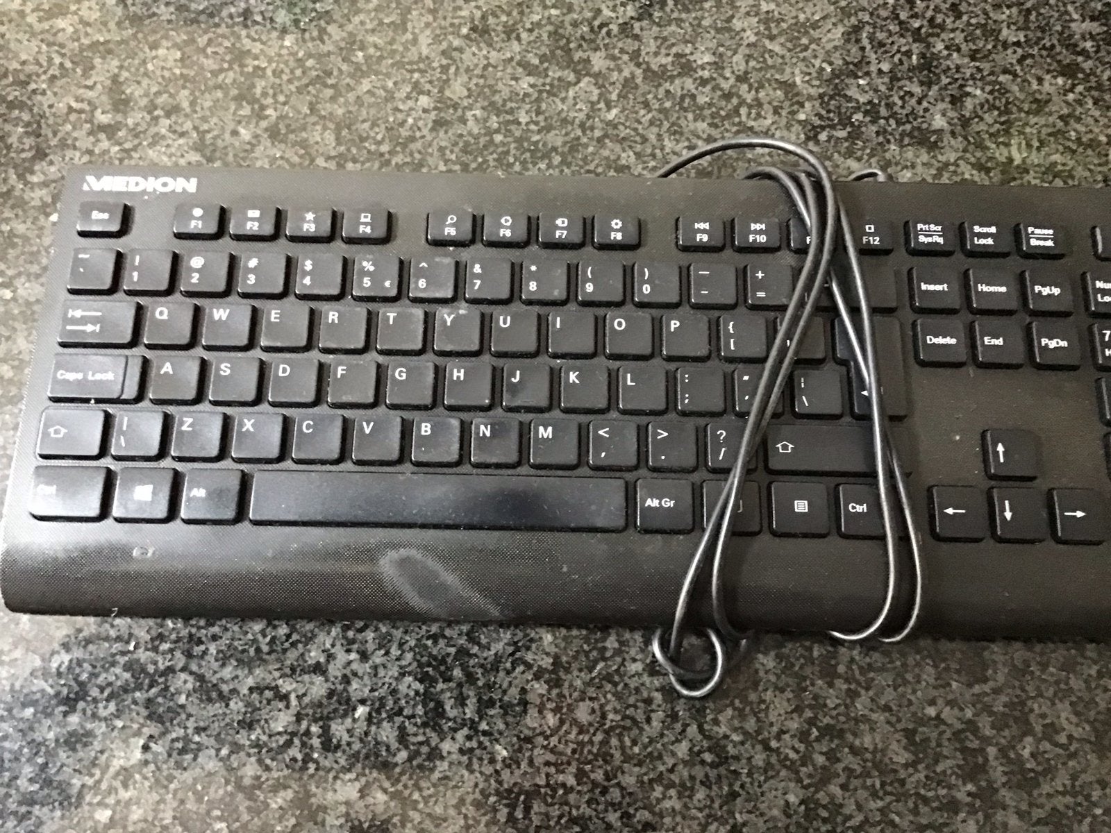 Medion Bedraad Toetsenbord - QWERTY Indeling, Computers en Software, Toetsenborden, Ophalen of Verzenden, Qwerty, Gebruikt, Bedraad