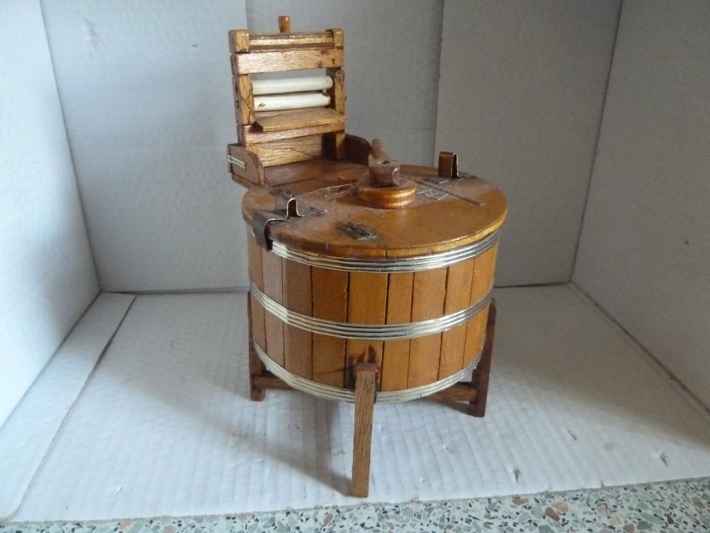 Velo houten mangel wasmachine model, Ophalen of Verzenden