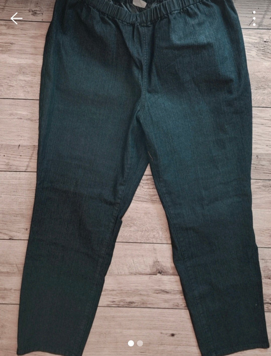 Nieuwe zwarte jeans.  Maat 50., Kleding | Dames, Grote Maten, Ophalen of Verzenden, Nieuw, Zwart, Broek of Spijkerbroek