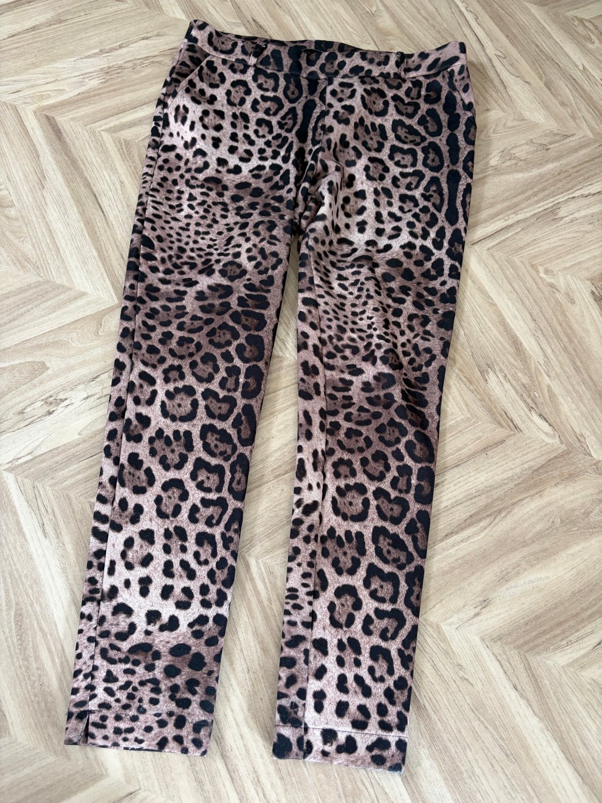 Studio anneloes  Luipaardprint Broek Maat M, Ophalen of Verzenden, Zo goed als nieuw, Maat 38/40 (M), Bruin