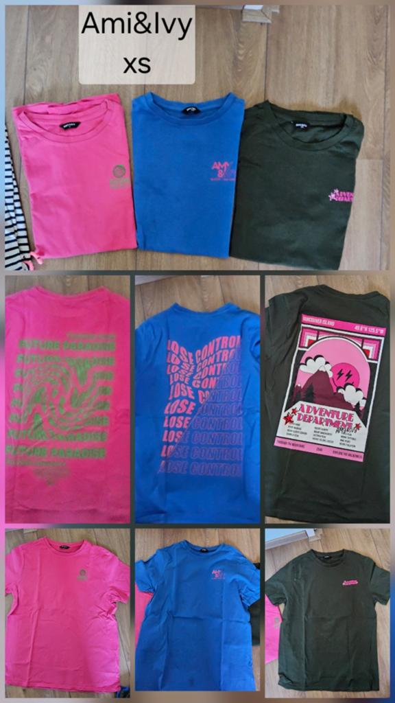 3 Gave shirts  Amy & Yve maat XS, Kinderen en Baby's, Kinderkleding | Maat 164, Ophalen of Verzenden, Zo goed als nieuw, Meisje