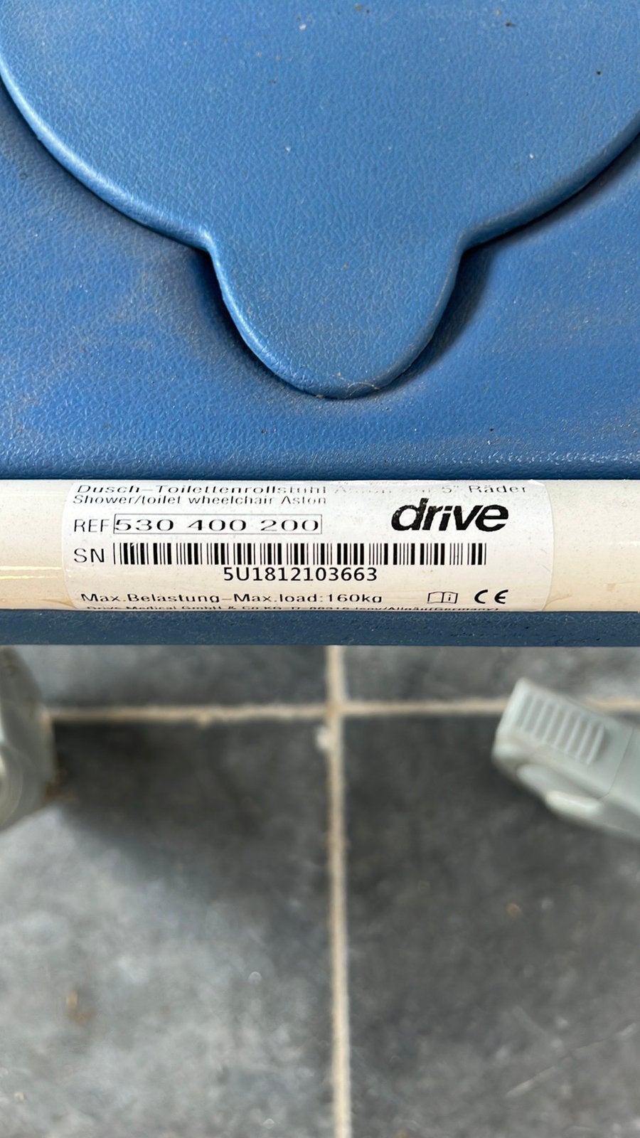 Po / douche stoel, Ophalen of Verzenden, Gebruikt
