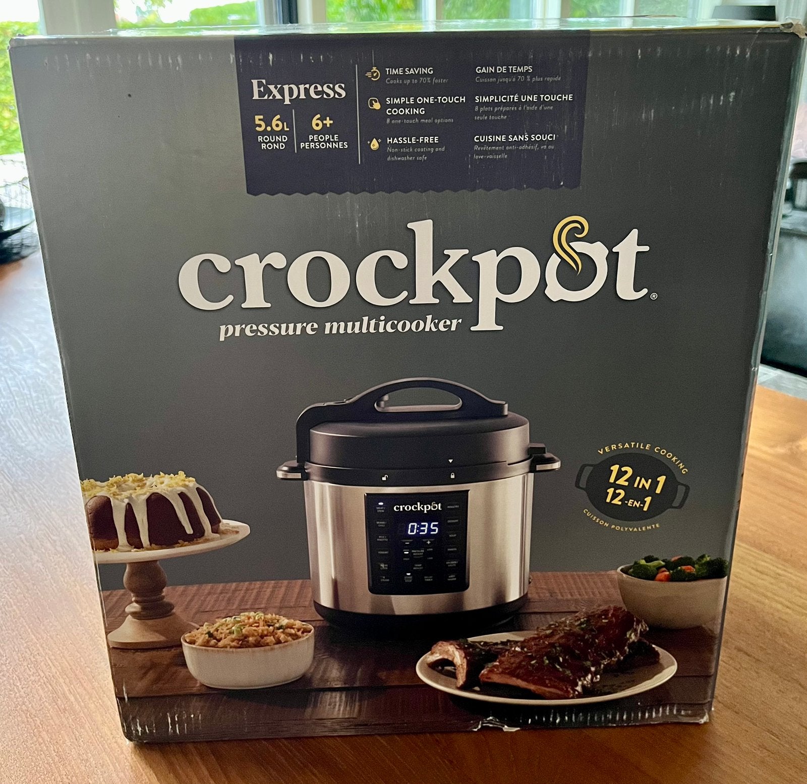 Crock-Pot Express Pressure Multicooker 5,6L – nieuw in doos, Ophalen, Nieuw