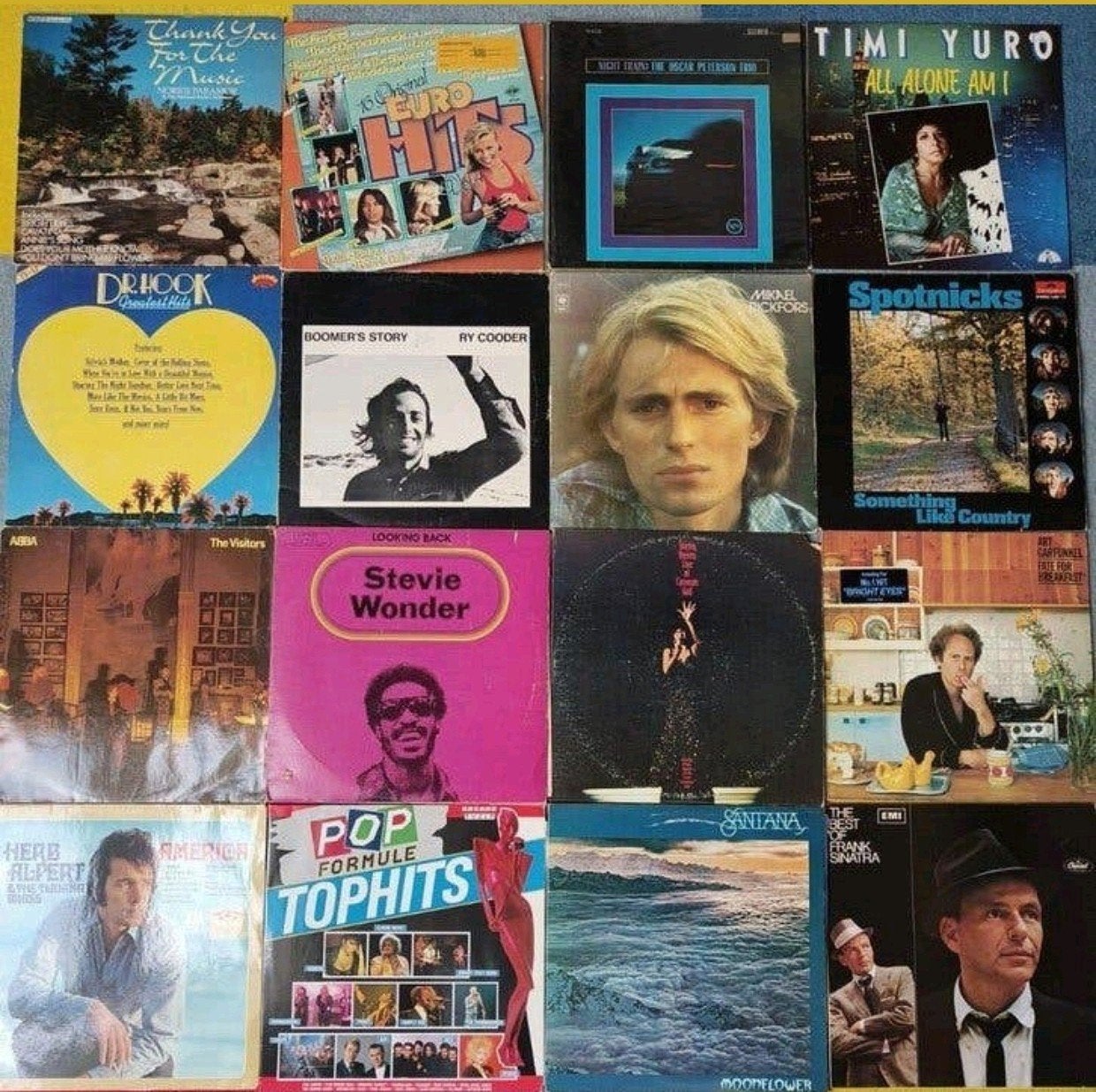 Verzameling lp's vinyl platen pop rock, Cd's en Dvd's, Vinyl | Rock, Gebruikt, 1980 - 1989, Ophalen of Verzenden, 12 inch
