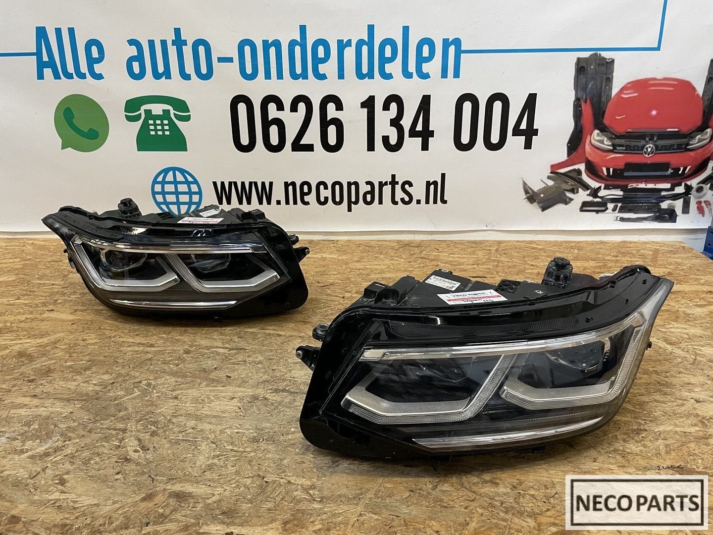 VW TIGUAN 5NA FACELIFT FULL LED KOPLAMPEN KOPLAMP ORIGINEEL, -, -, -
