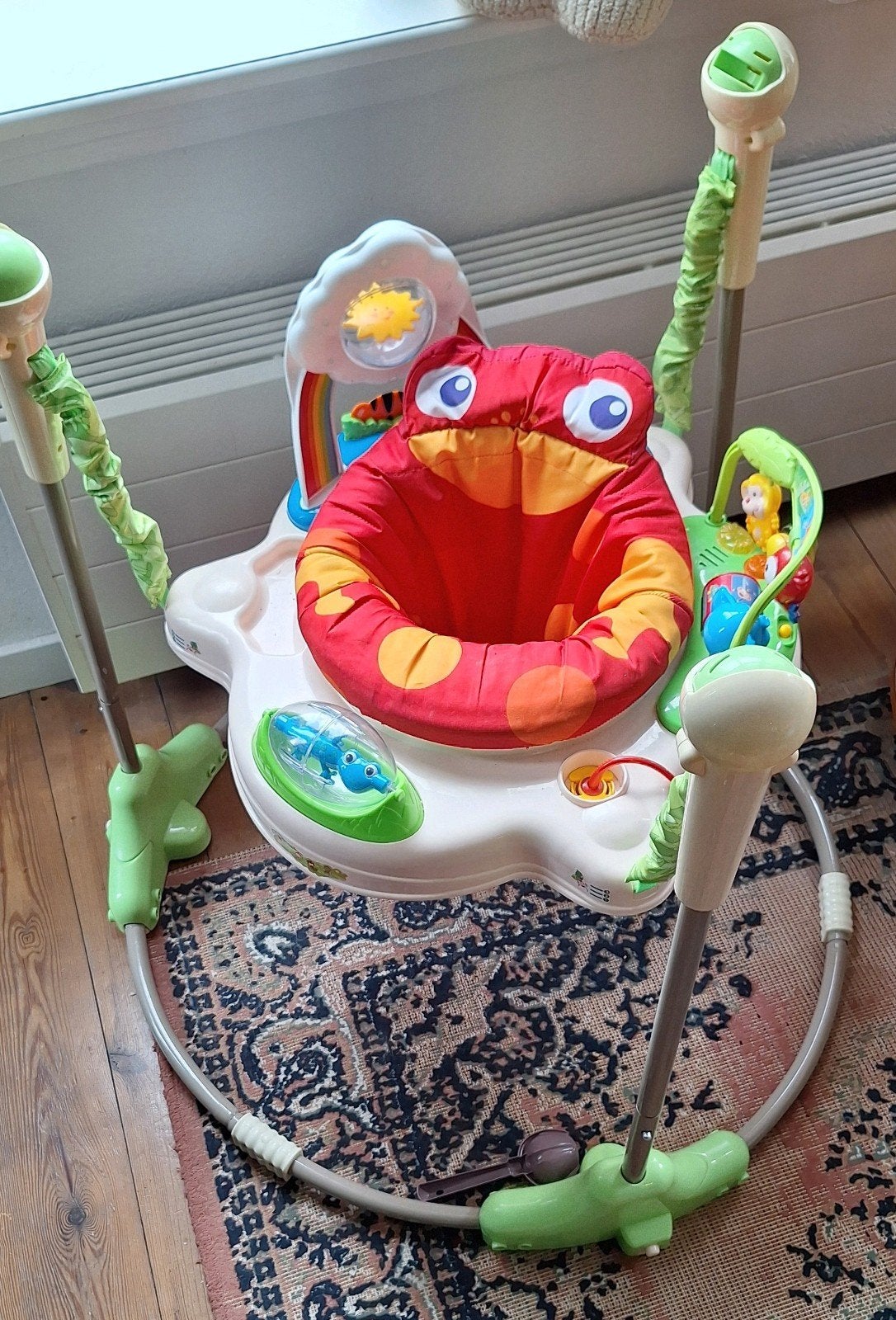Springstoel Jumperoo baby jumper bouncer, Ophalen, Gebruikt, Overige typen, Met licht