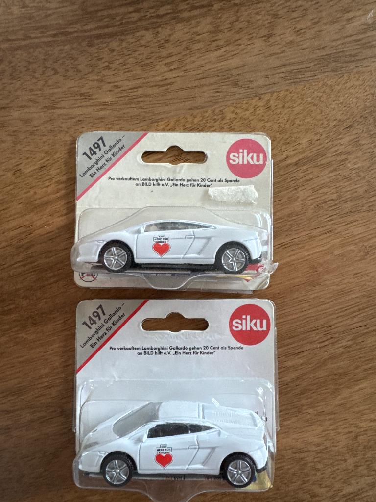 2x Siku Lamborghini, Ophalen of Verzenden, Nieuw, Auto, SIKU