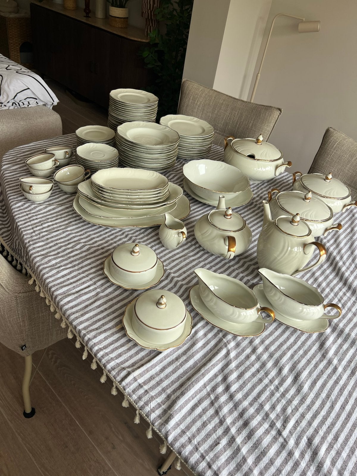 Uitgebreid Winterling Marktleuthen Bavaria servies, 108-deli, Ophalen, Gebruikt, Overige merken, Klassiek