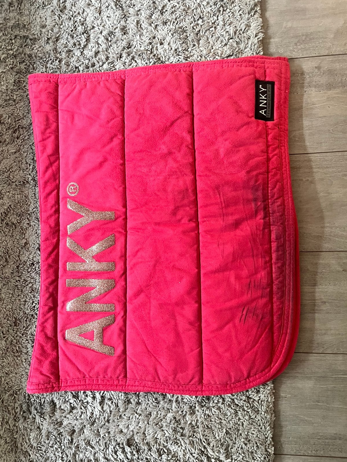 Anky dekje roze full, Dieren en Toebehoren, Full (L), Dressuurdekje, Ophalen of Verzenden, Zo goed als nieuw