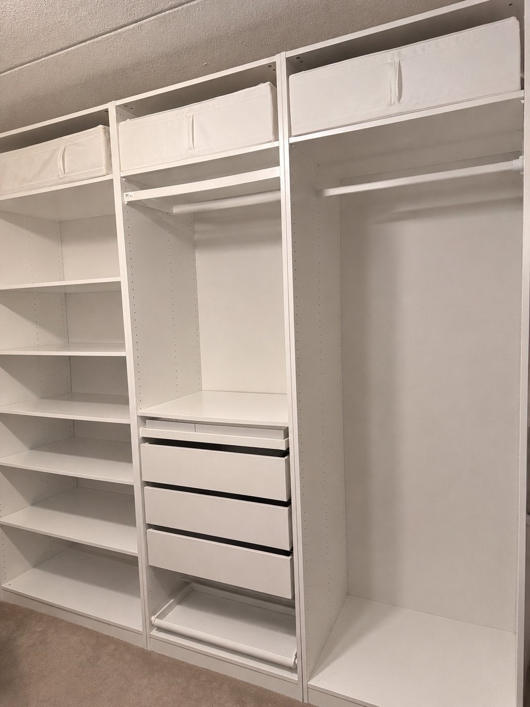 Ikea pax kast., Ophalen, Zo goed als nieuw, 200 cm of meer, Met lade(s)