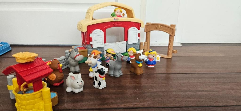 Little People Stal met waterput en veel extra poppetjes, Ophalen, Gebruikt, Speelset, Met geluid
