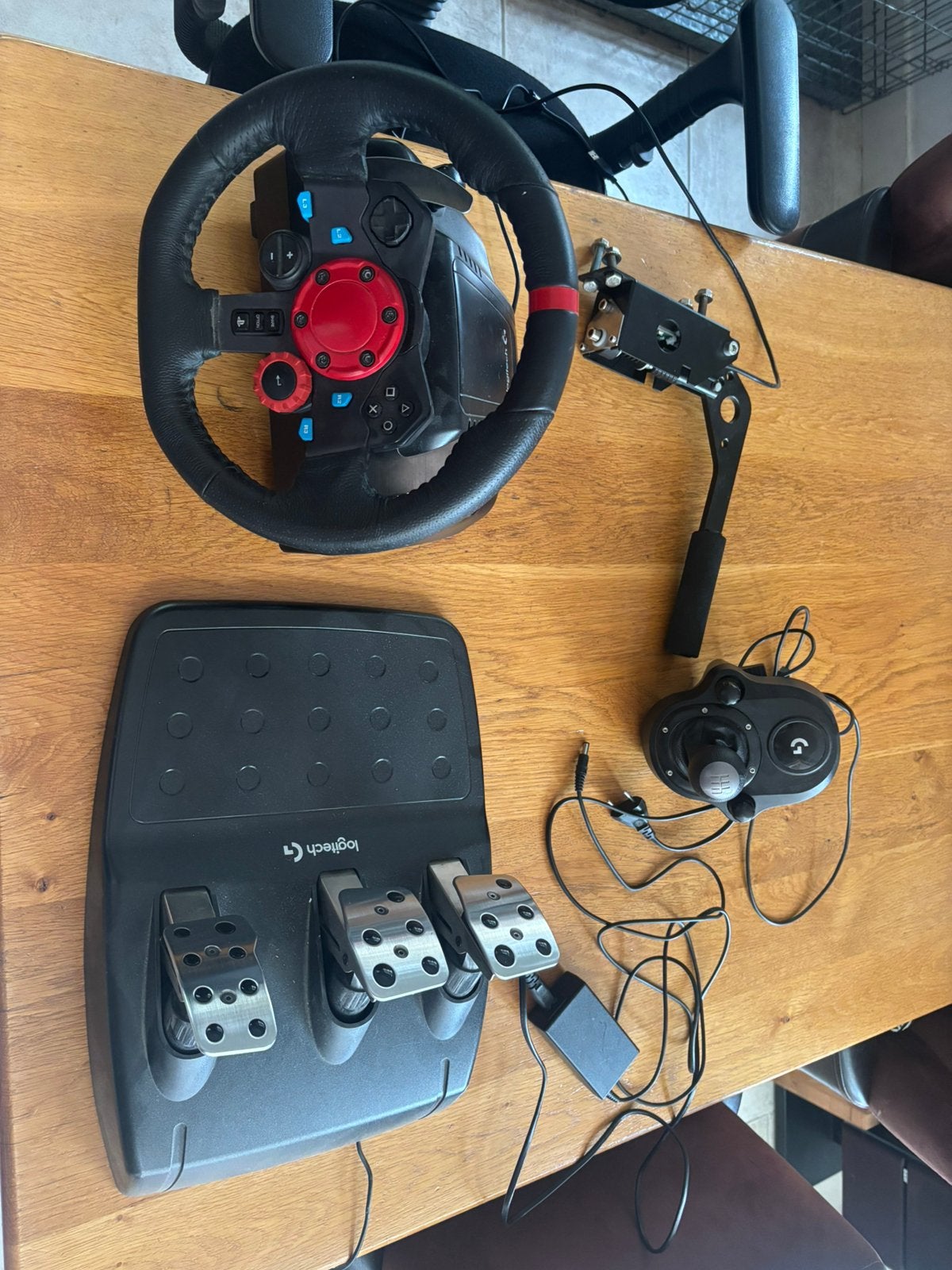 Logitech g29 met schakkelpook en ebrake, Computers en Software, Ophalen of Verzenden, Zo goed als nieuw