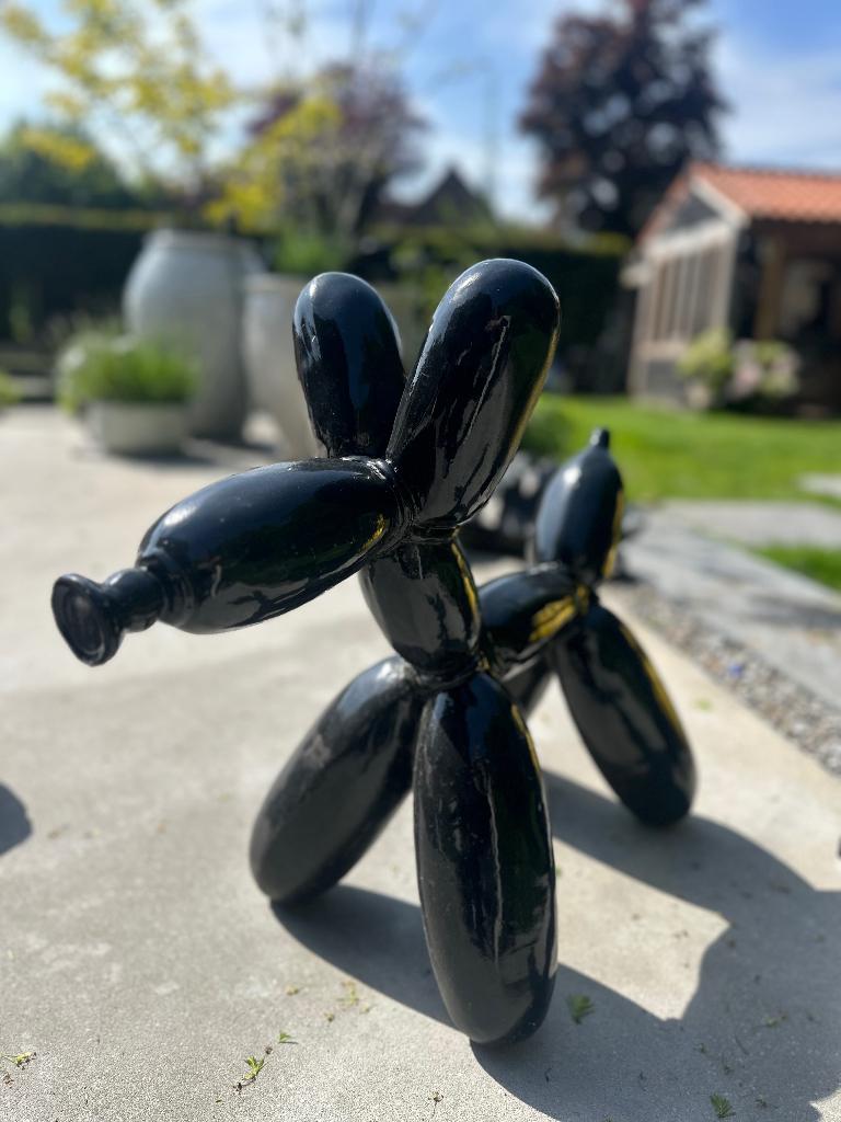 Ballonhond tuinbeeld, Tuin en Terras, Tuinbeelden, Ophalen of Verzenden, Zo goed als nieuw, Overige materialen, Overige typen