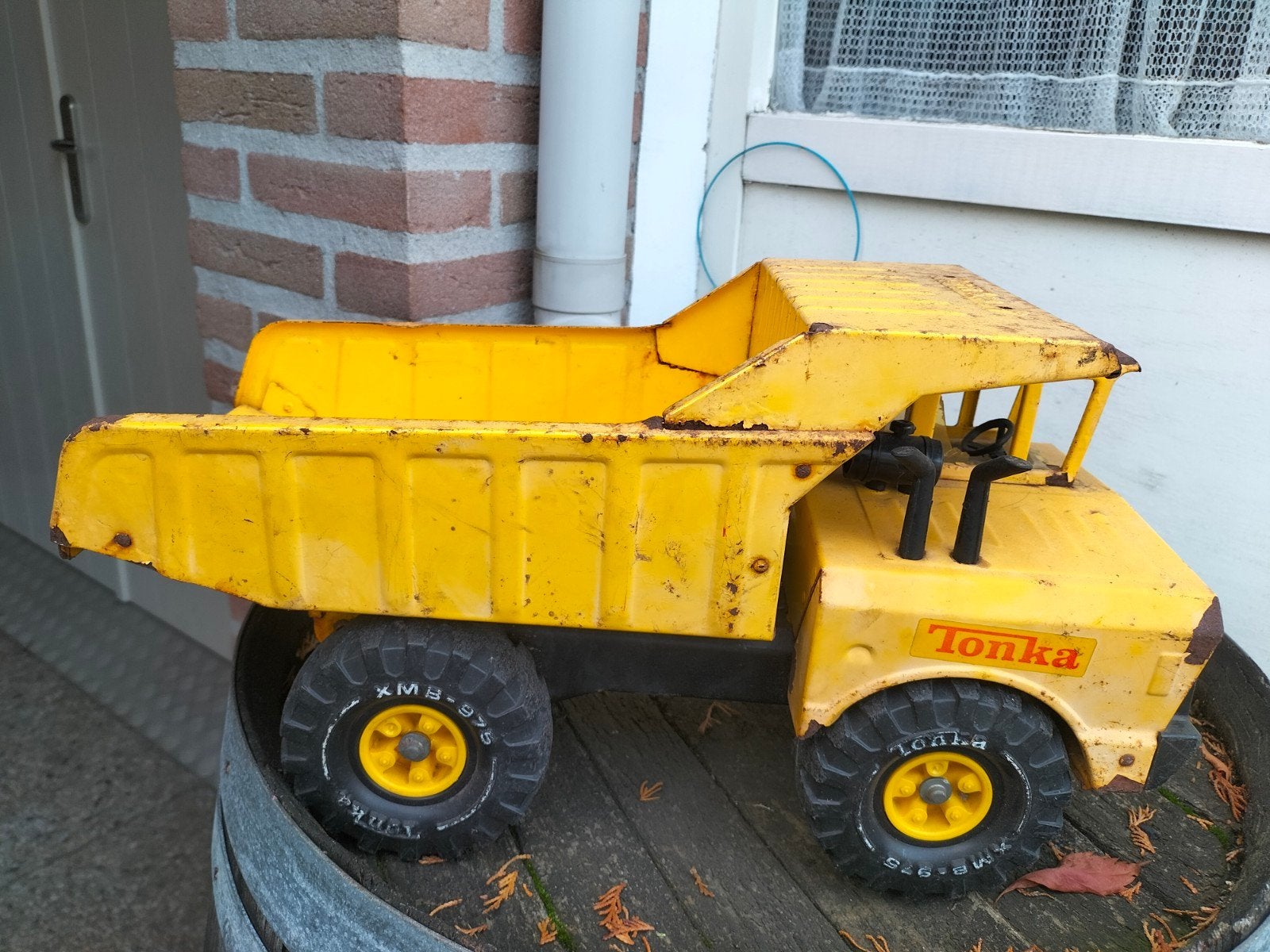 tonka vrachtauto Vintage, Ophalen, Gebruikt, Bus of Vrachtwagen, Overige merken