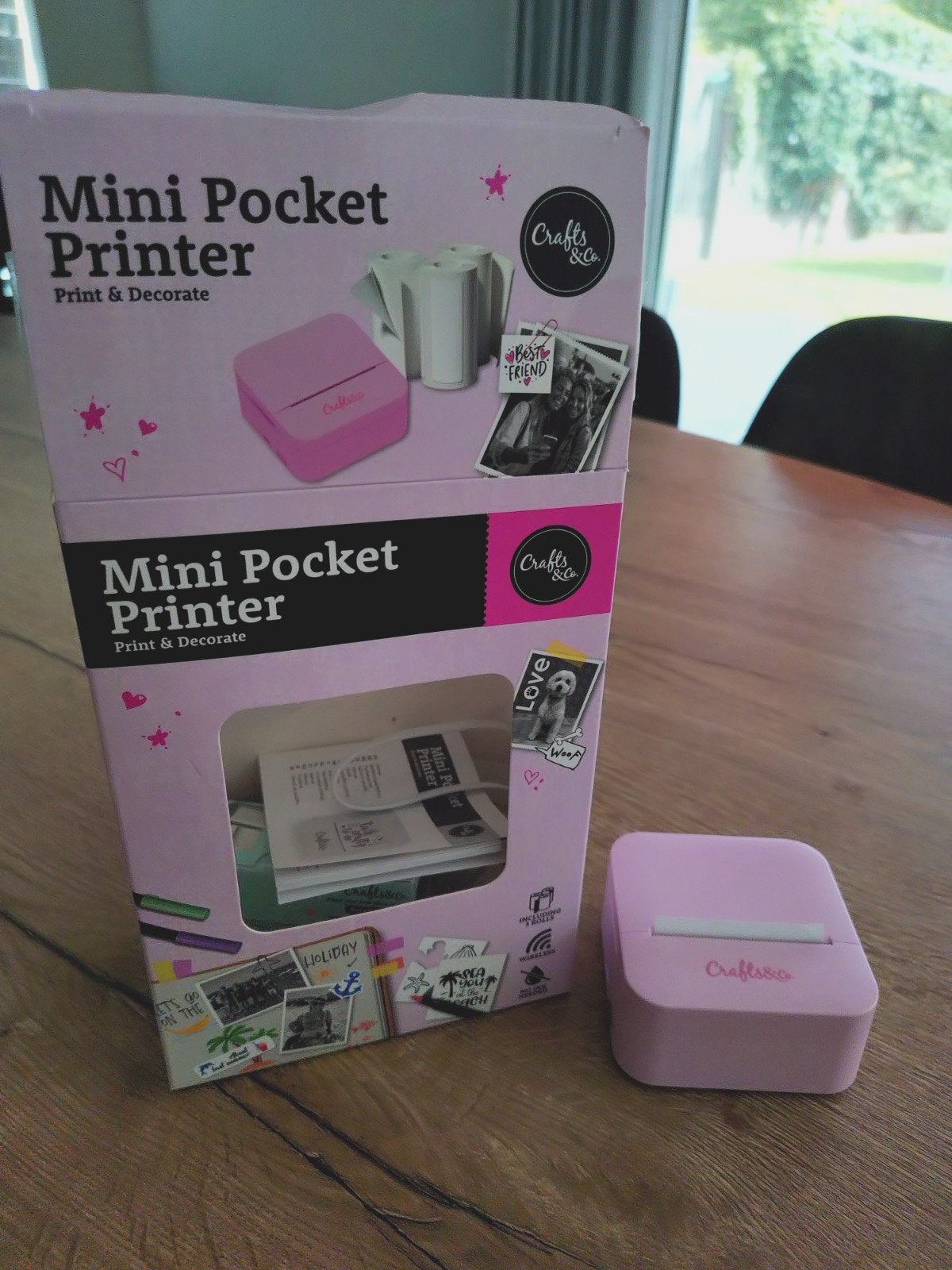 Mini Pocket Printer Crafts & Co - Print & Decorate, Ophalen, Nieuw, Crafts & Co