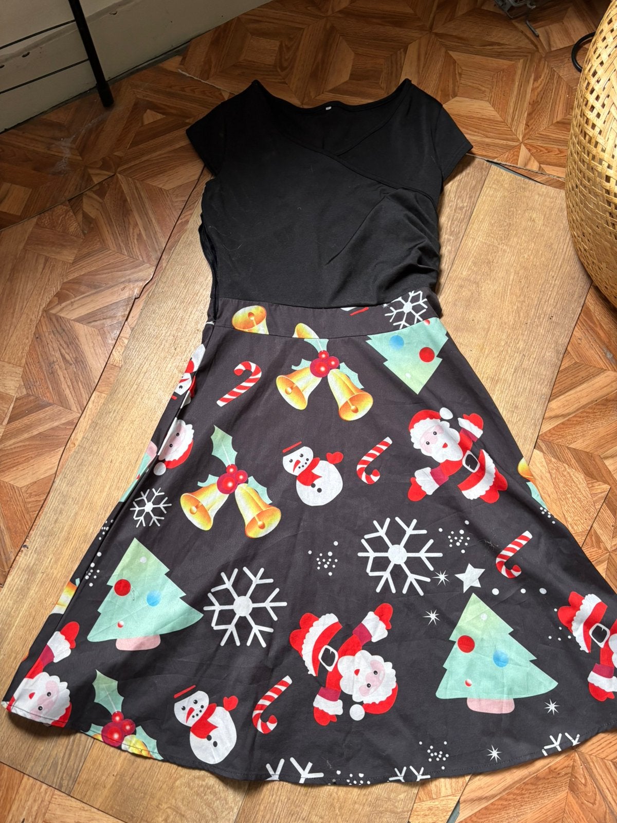 Kerstjurk m, Kleding | Dames, Ophalen of Verzenden, Zo goed als nieuw, Boven de knie