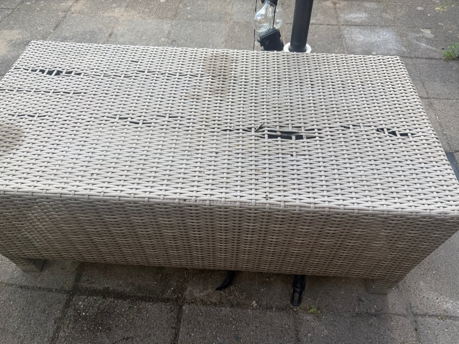 Gratis loungeset zsm ophalen, 4 zitplaatsen, Gebruikt, Ophalen of Verzenden, Loungeset